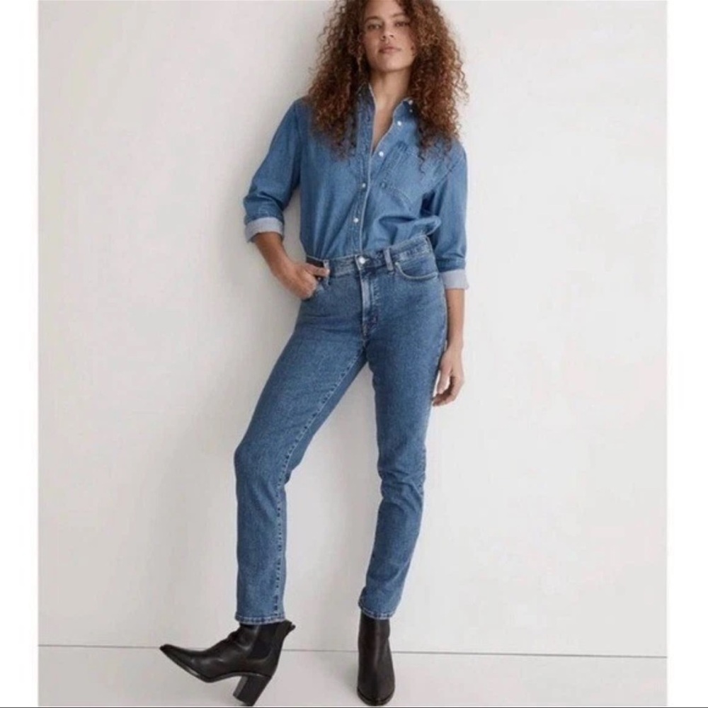Madewell The Midrise‎ Perfect Vintage Blue Denim Jeans Size 24